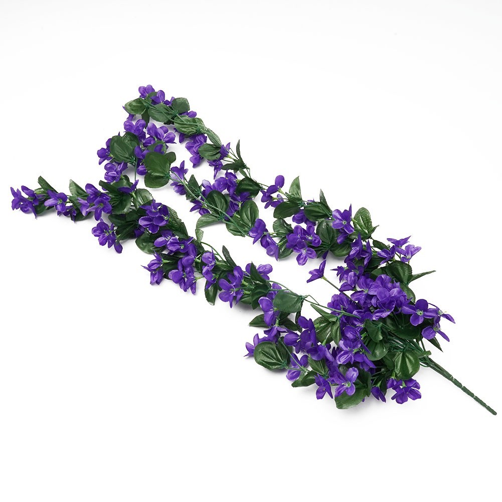 85cm Hanging Wall Artificial Fake Silk Flowers Rattan Plant Vine Home Decor
