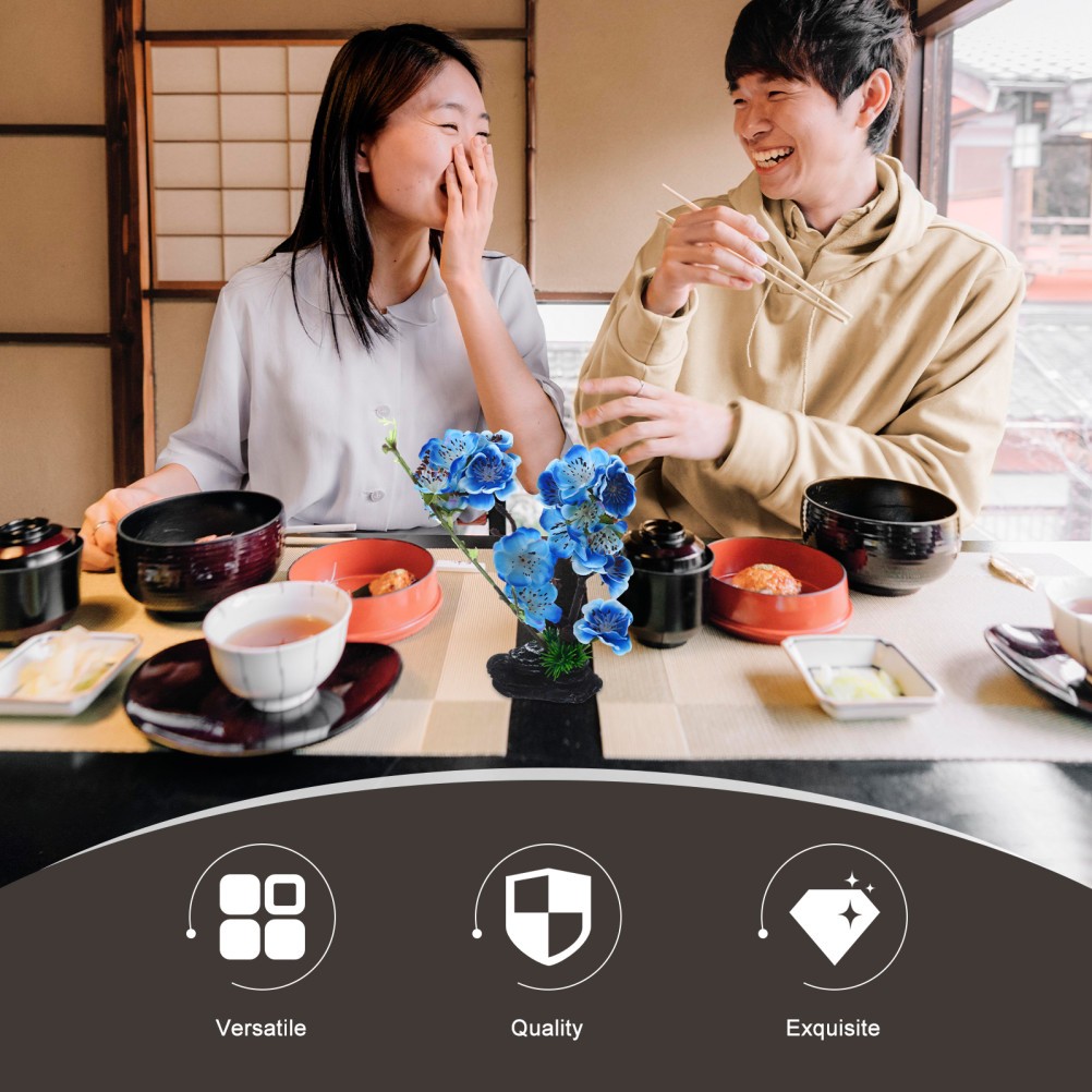 Elegant Flower Sushi Plate Decoration for Hotel Supplies and Food Dish Ornaments