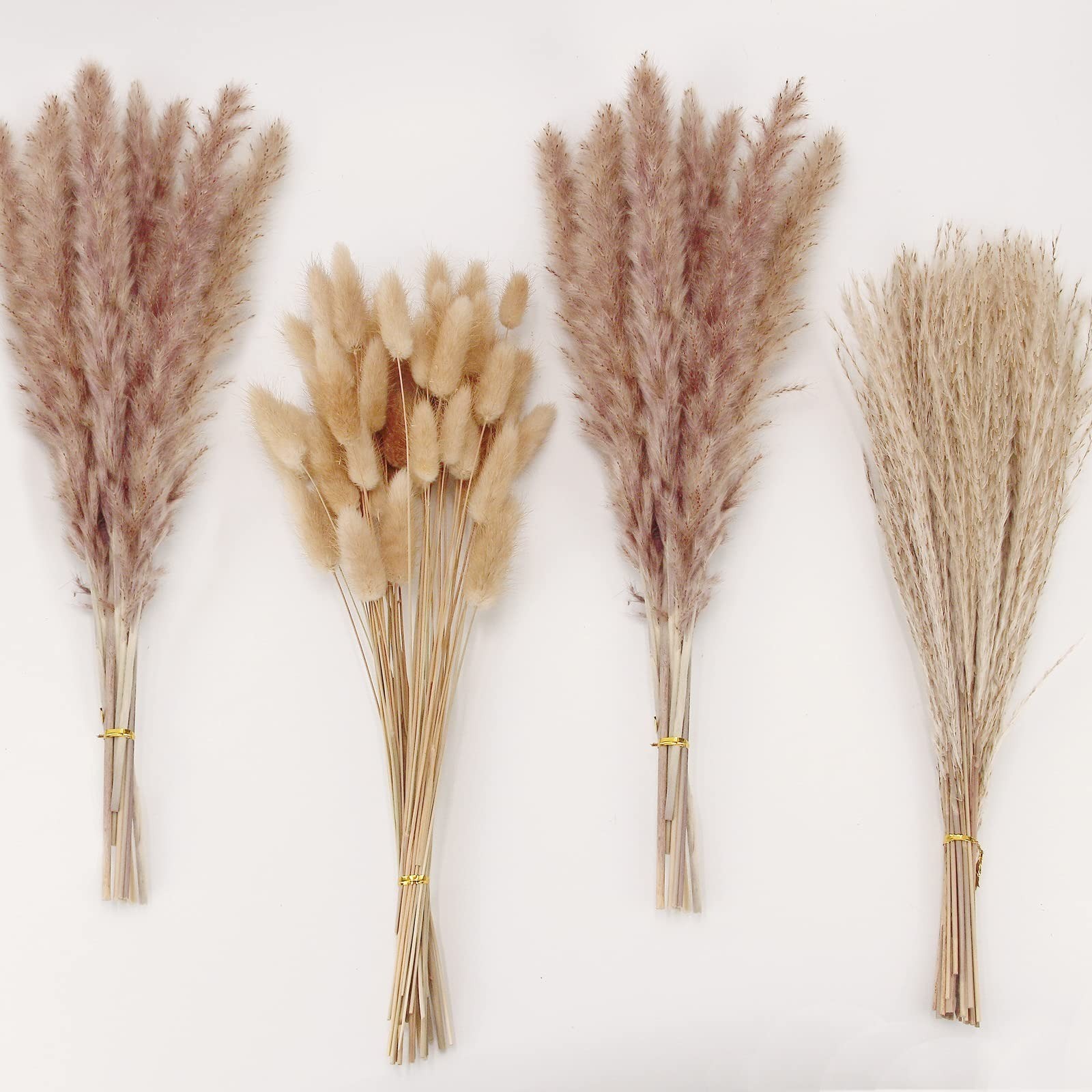 Natural Dried Pampas Grass Decor – 100 PCS for Boho Wedding & Home