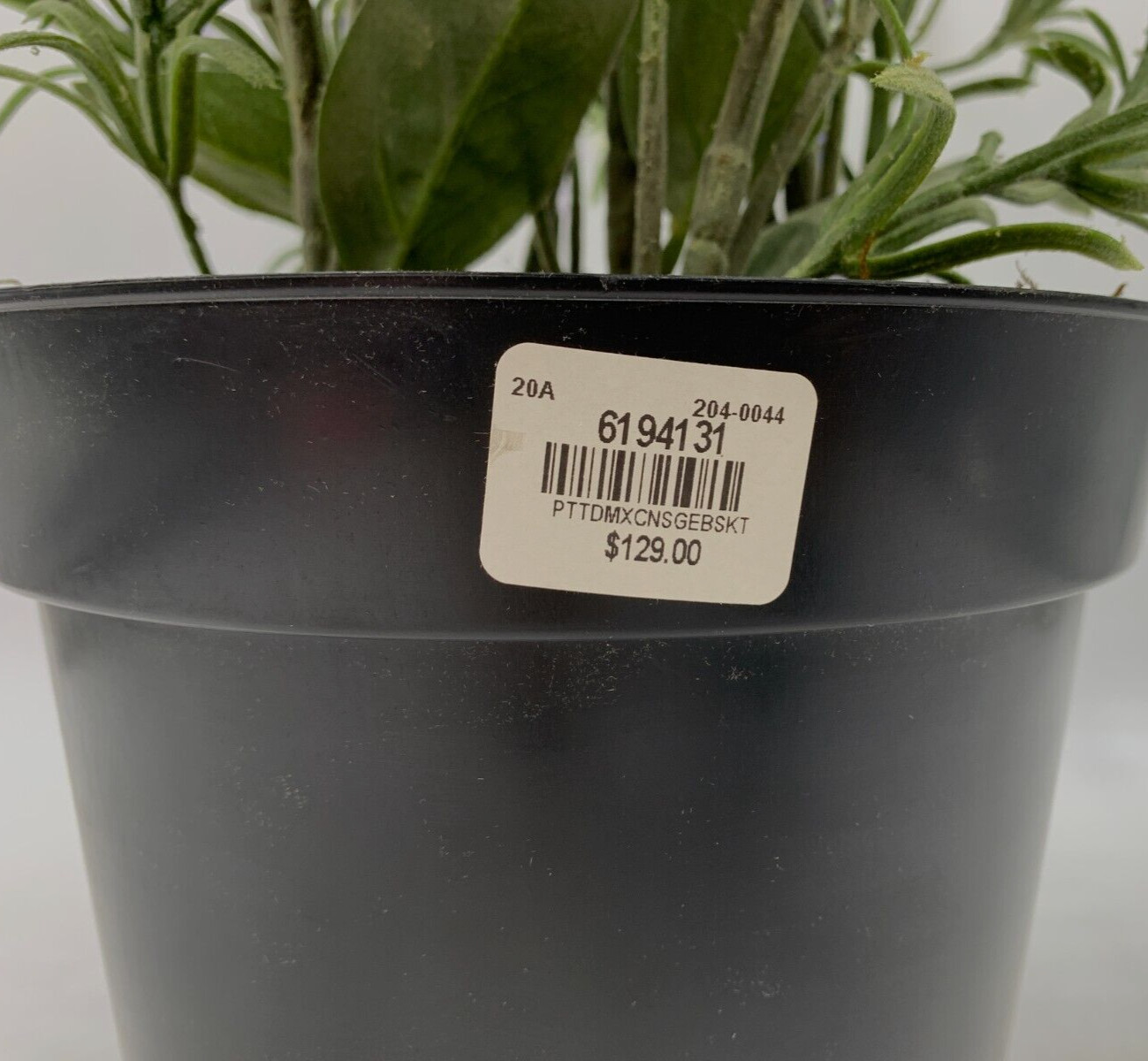 Pottery Barn Faux Potted Lavender in Terracotta Pot Large 24.5″ H #1692