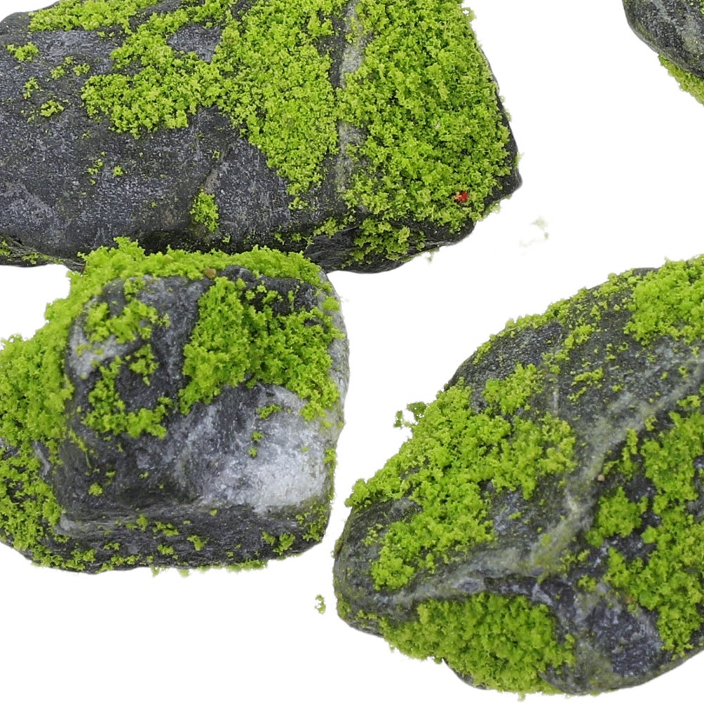 10 Pcs Fish Tank Landscape Ornament Artificial Rocks for Aquarium