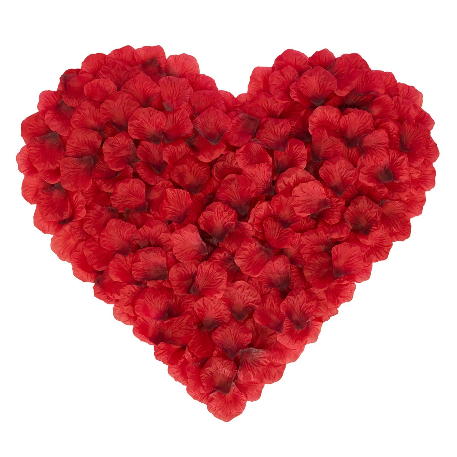 3000 PCS Dark Red Artificial Silk Rose Petals for Romantic Night, Wedding, Party