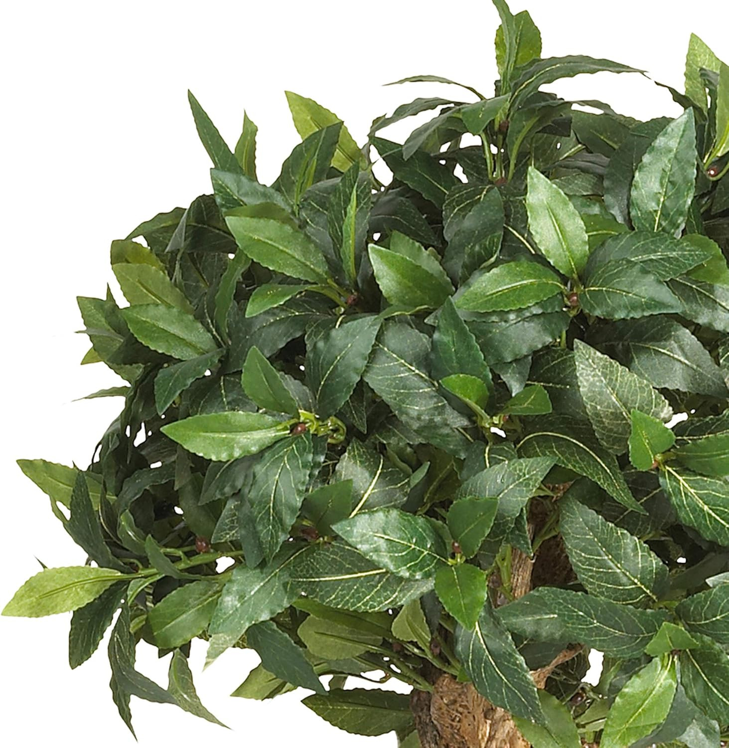 4Ft. Sweet Bay Double Ball Topiary Silk Tree – Lifelike Indoor Decor
