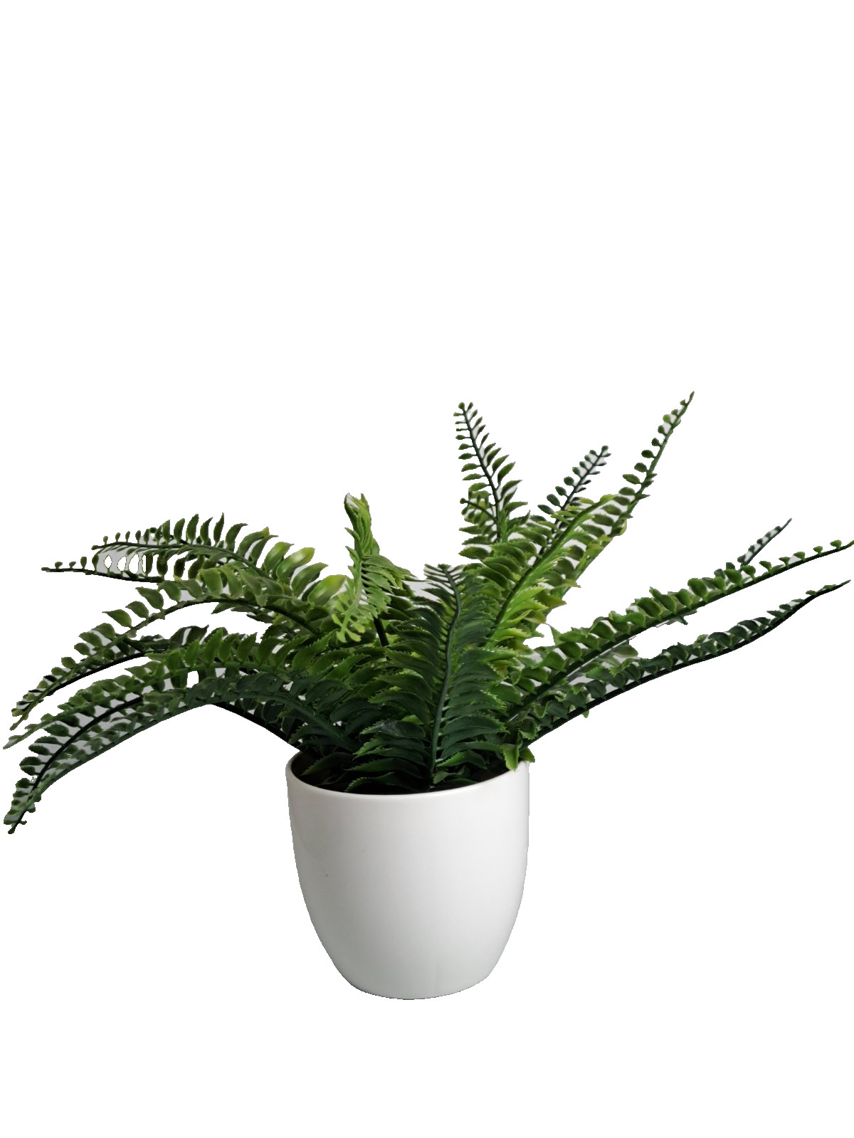 Artificial Decorative Faux Boston Fern 4″ Potted Plant