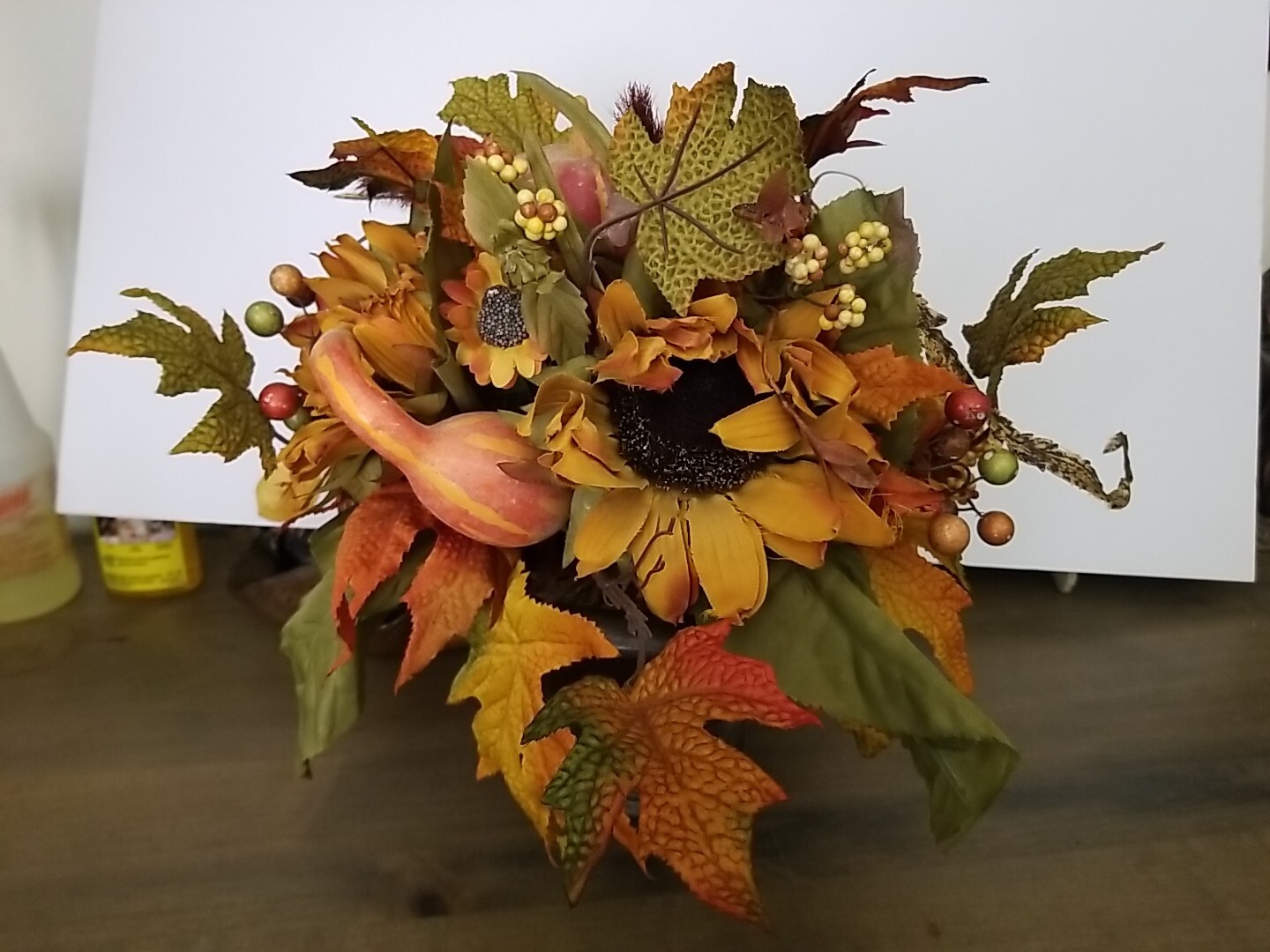 Flowers Artificial Plants For Fall Autumn Thanksgiving Day 18X14″ Approx.