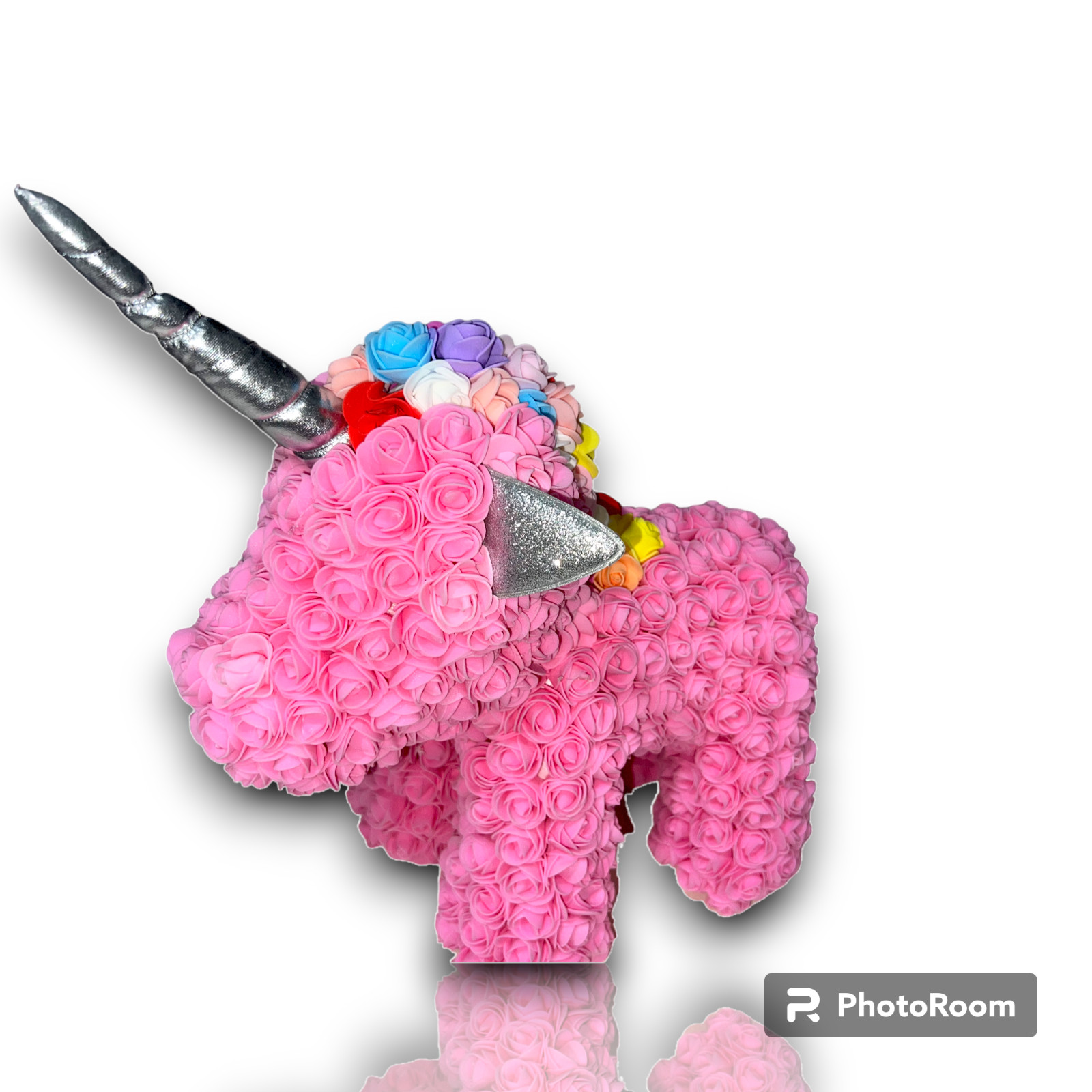 Rose Unicorn Flower Pony Valentine’s Day for Girls and Centerpieces Two Pieces