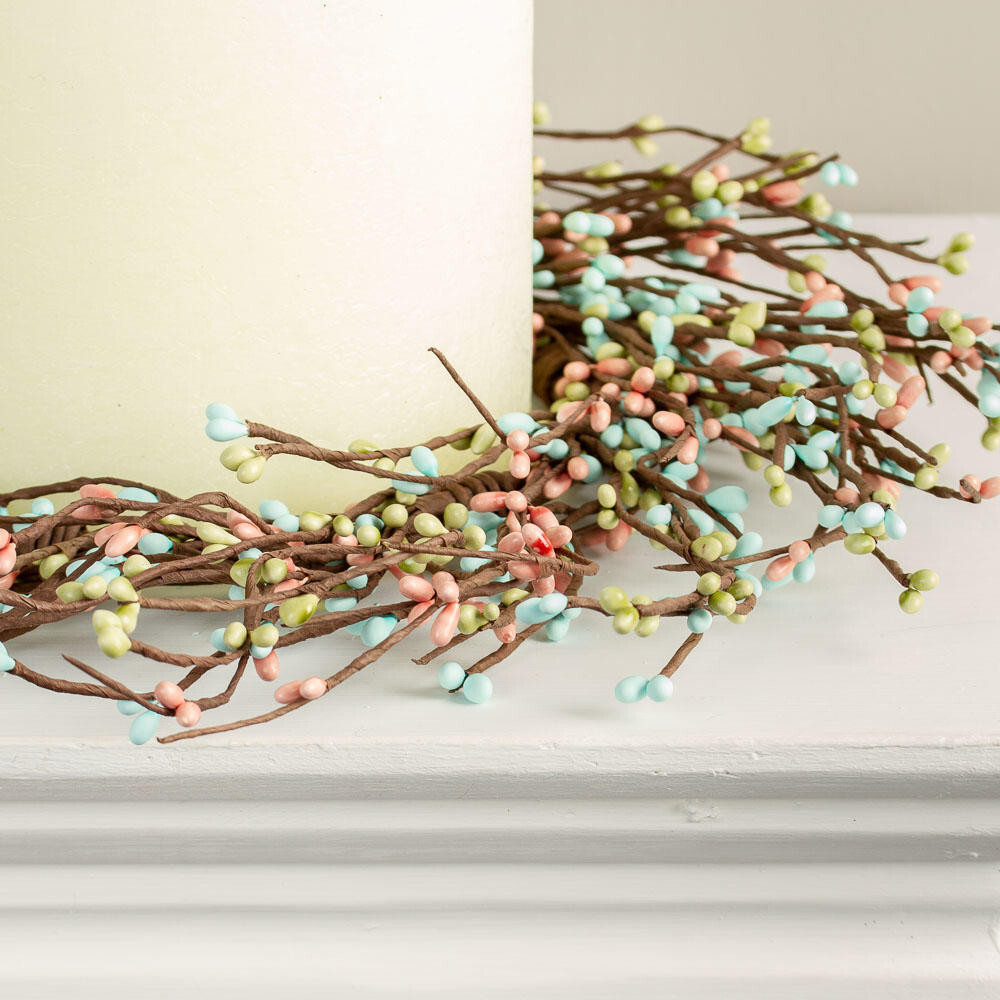 Factory Direct Craft Spring Pip Berry Wreath