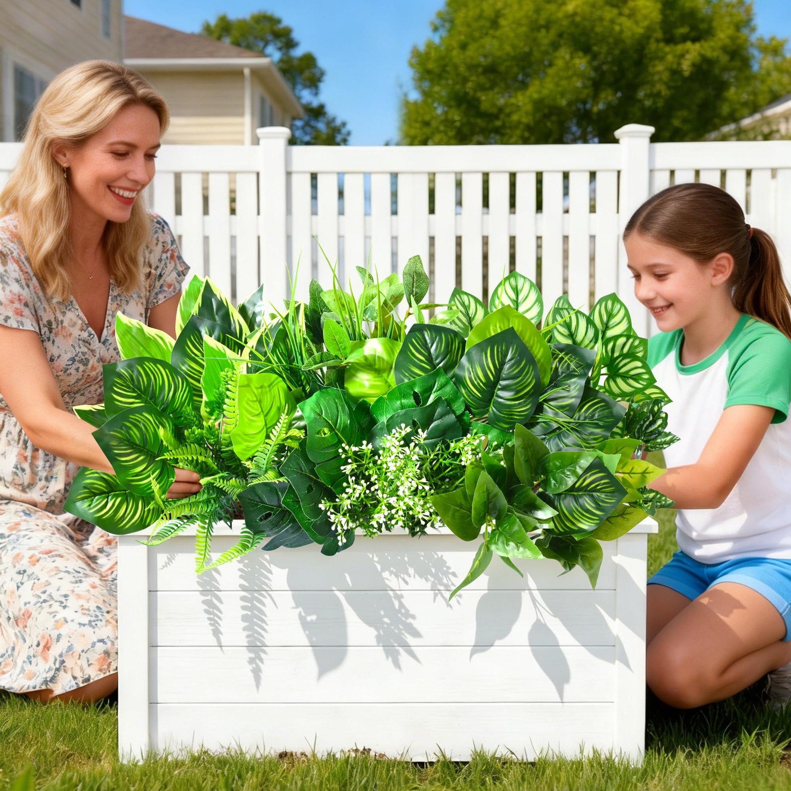 Fake Artificial Plants Outdoor UV Resistant Artificial Flowers Large Bunches …