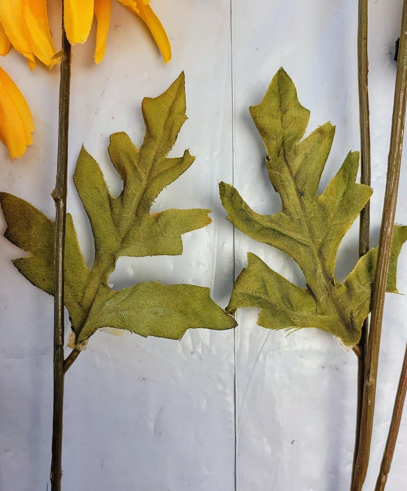 14 Ashland Faux Flowers Yellow Sunflower Lot Stems Picks Craft DIY Fall Harvest