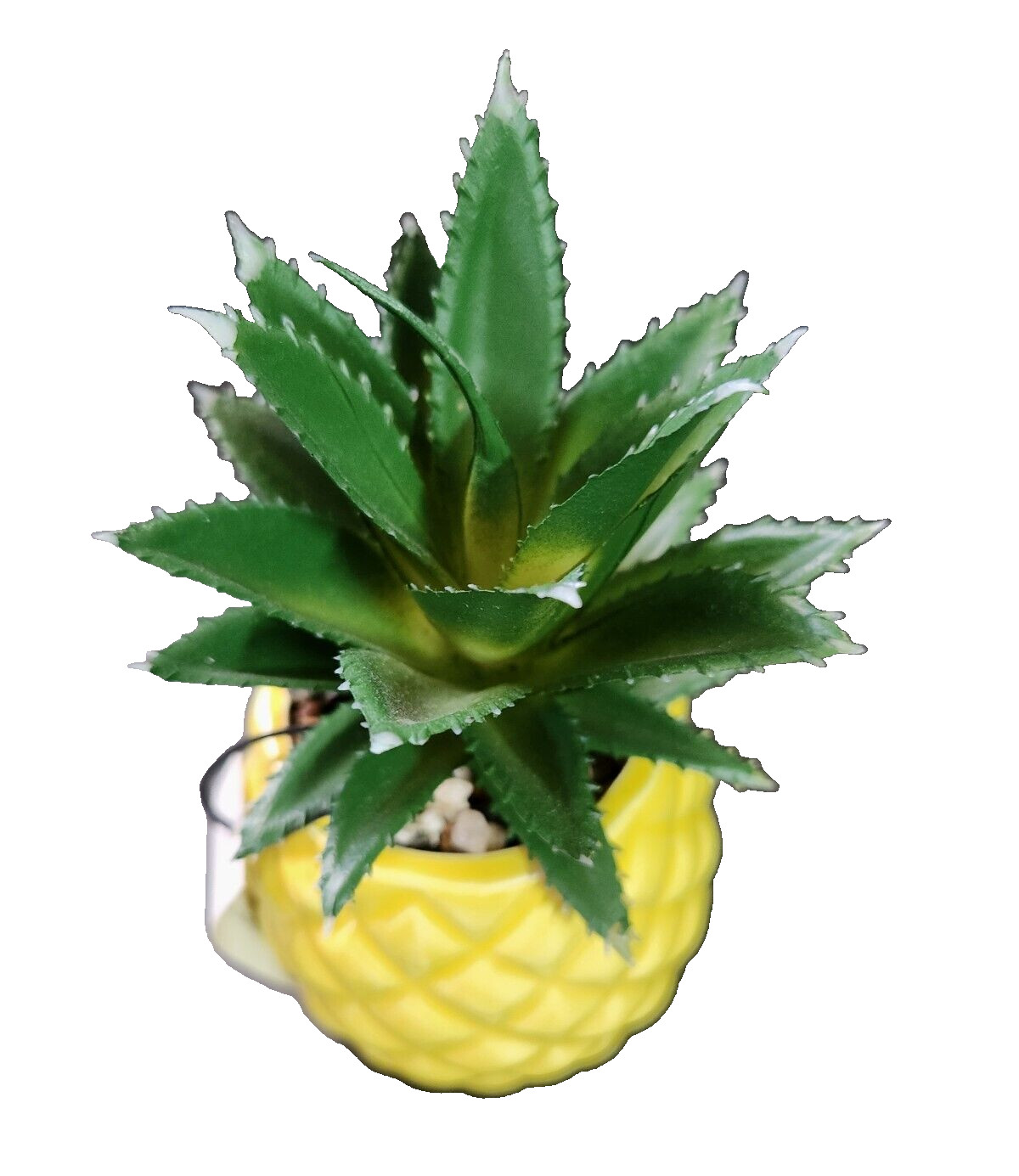 Artificial Potted Yellow Pineapple Fake Plant for Indoor Decoration