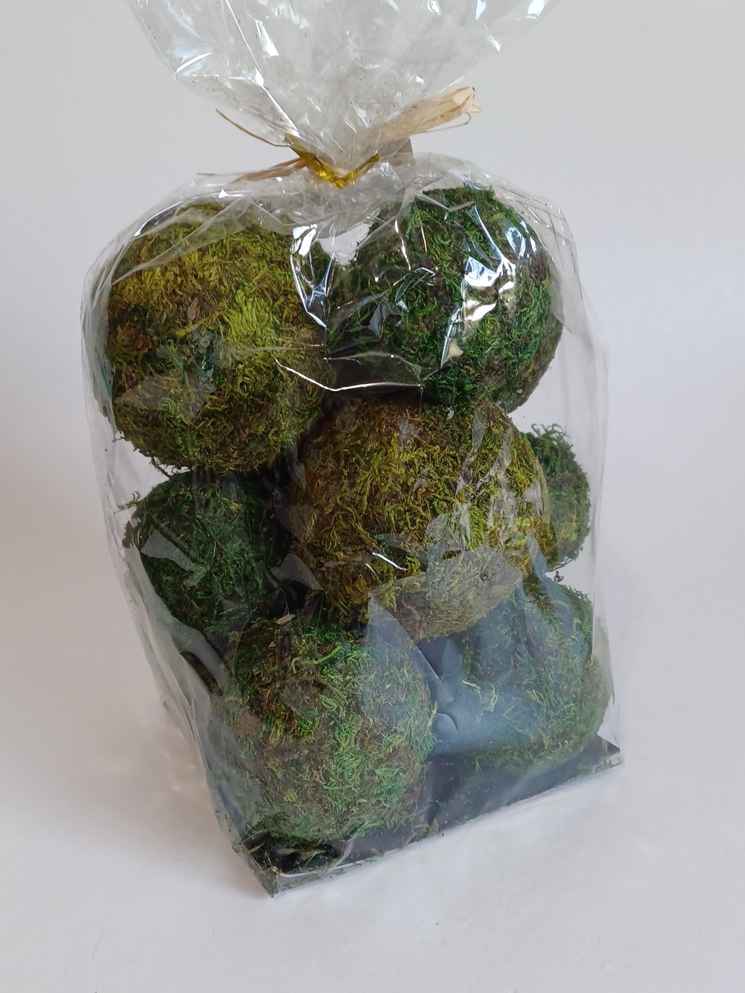 Wildflower Collection 1 Bag Of Decorative Moss Balls, Various Greens & Sizes
