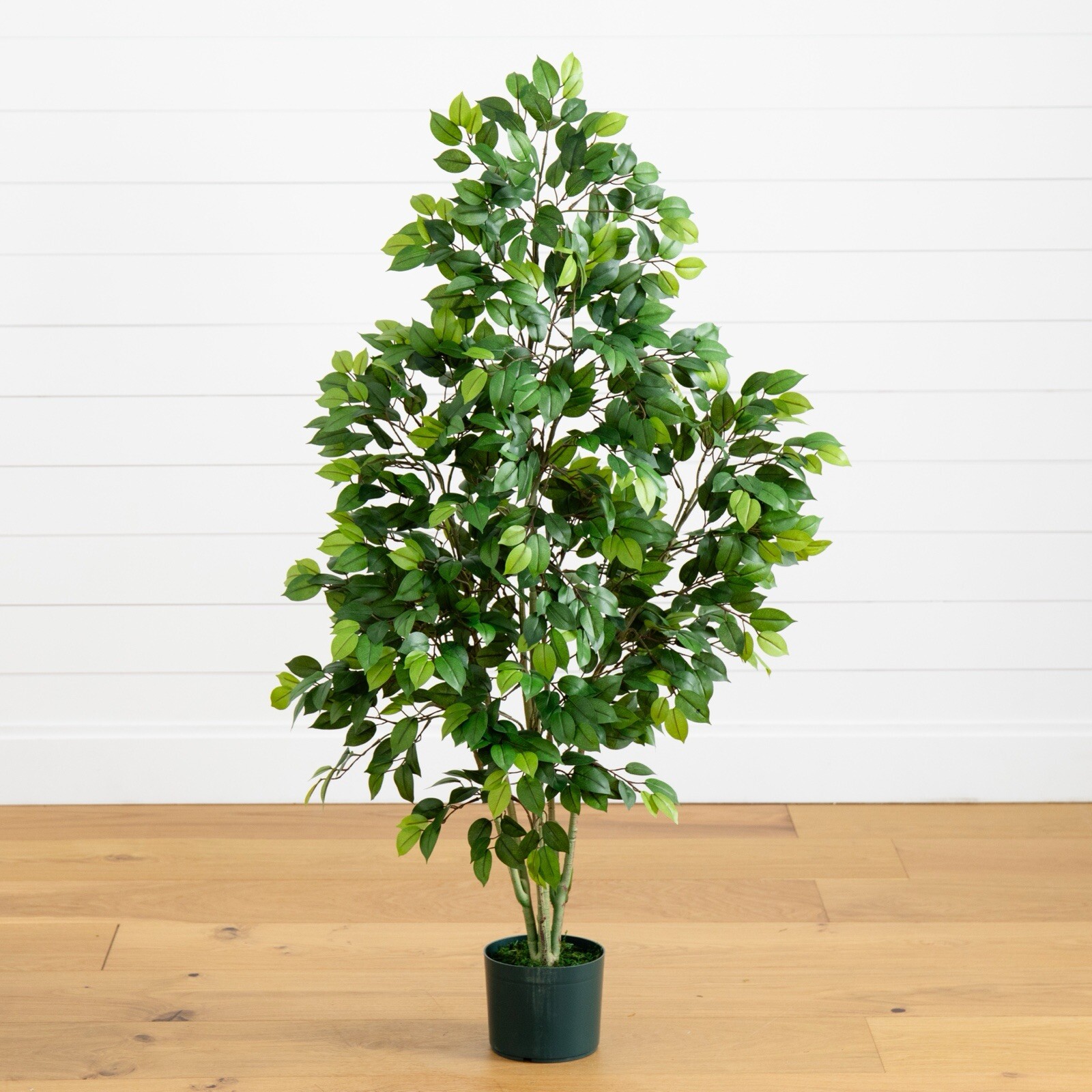 4ft Ficus Artificial Tree with 950 Lvs Home Office Decor. Retail $92