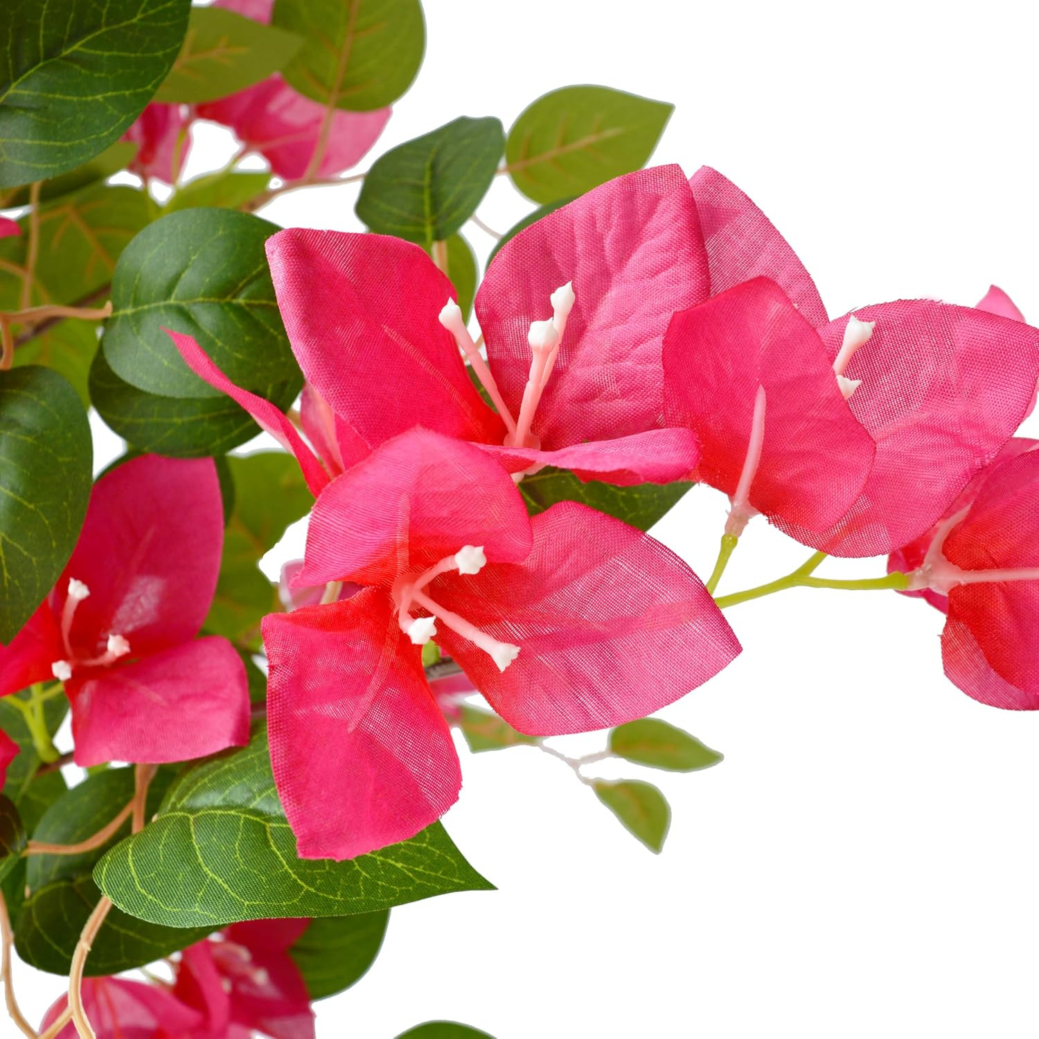 6Ft Artificial Bougainvillea Tree, Fake Bougainvillea Pink Flower Silk Plant in