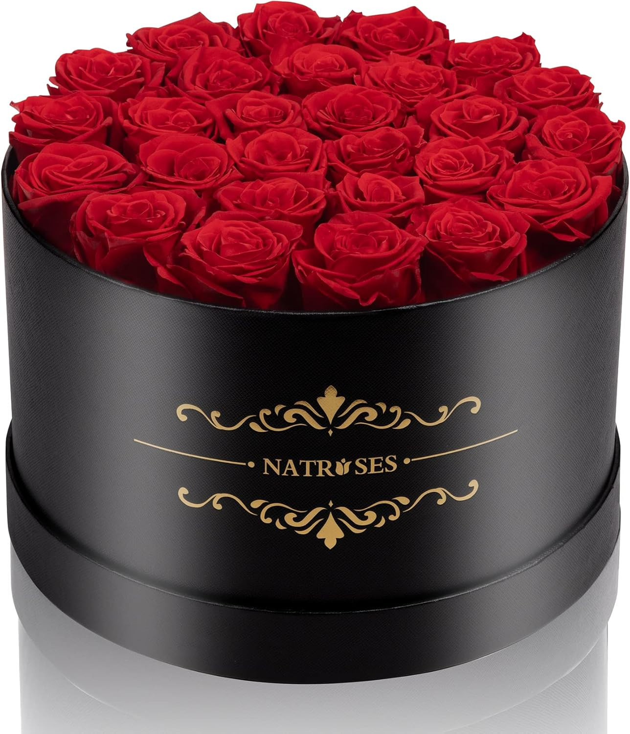 27 Red Preserved Roses in Box – Perfect Gift for Birthdays & Mother’s Day