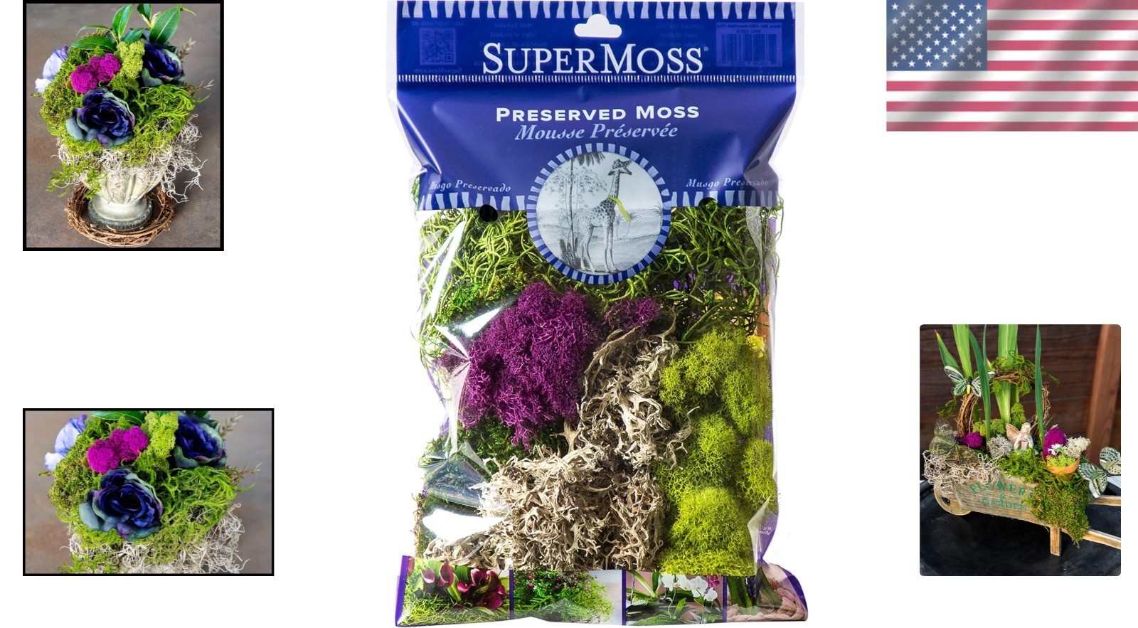 Mixed Moss Variety Pack, 120 cu.in.