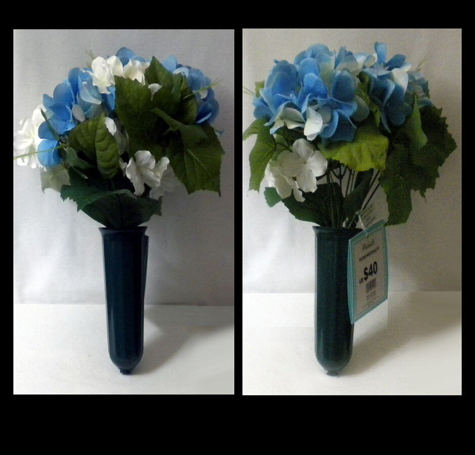 4 Bright Pink, Yellow, Red & Blue Artificial Cloth Floral Bouquet Sets New