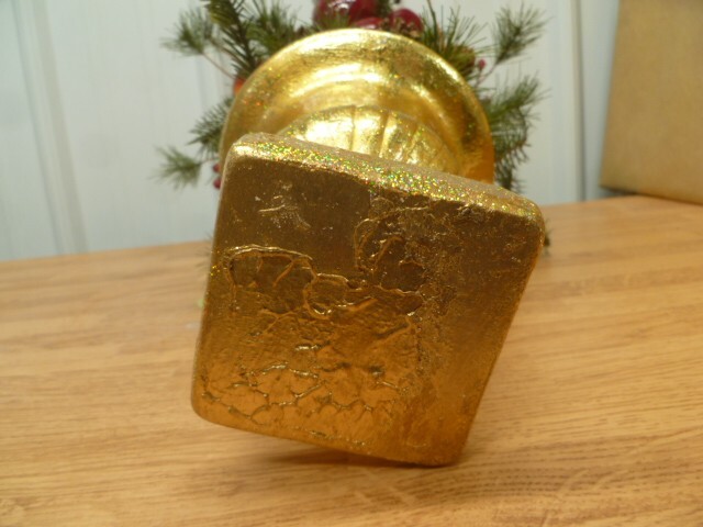 Rare Mark Roberts 20″ Apple Topiary with Pine, Pinecones, Berries, & Gold Pot