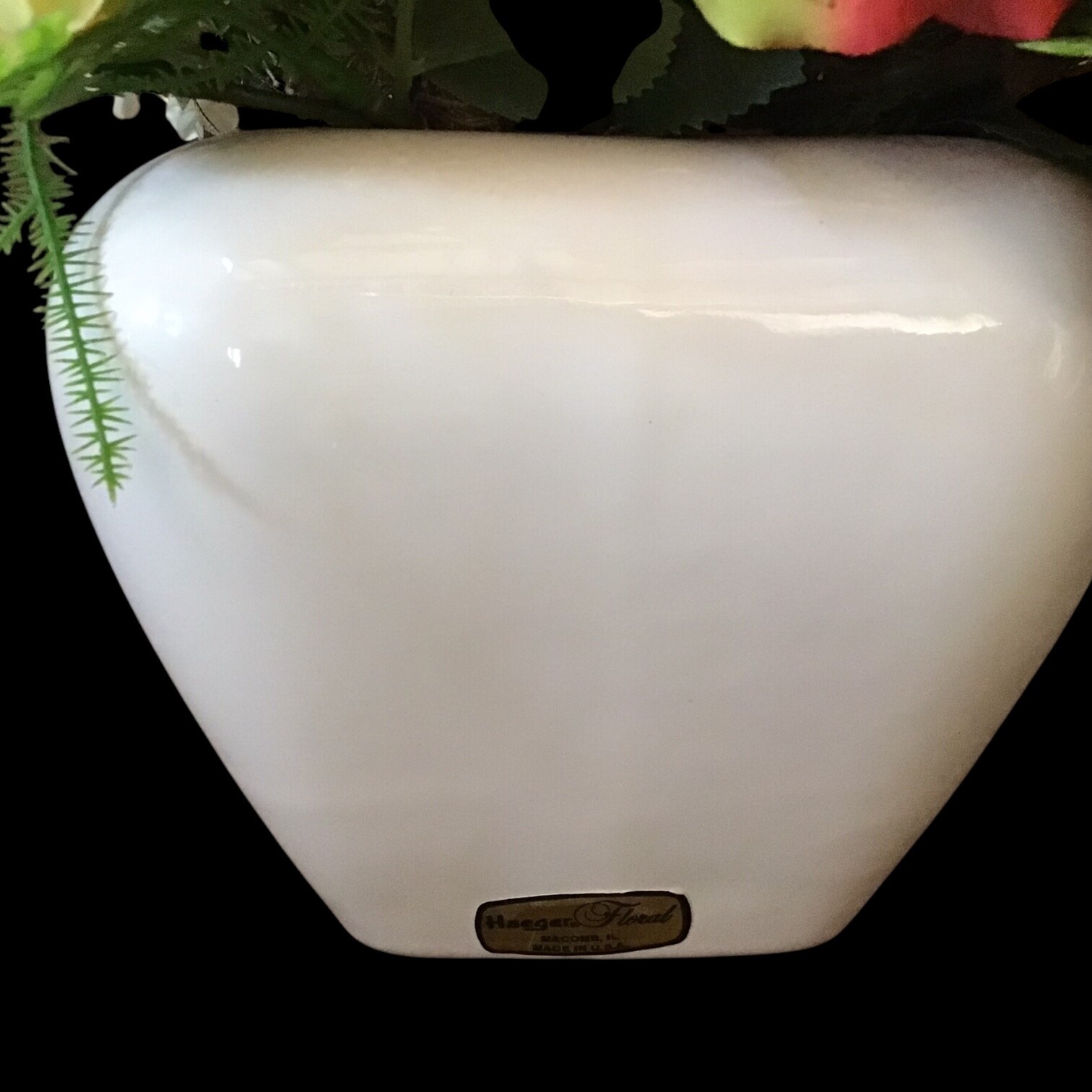 Yellow Rose Floral Centerpiece Arrangement Haeger Floral Ivory Vase