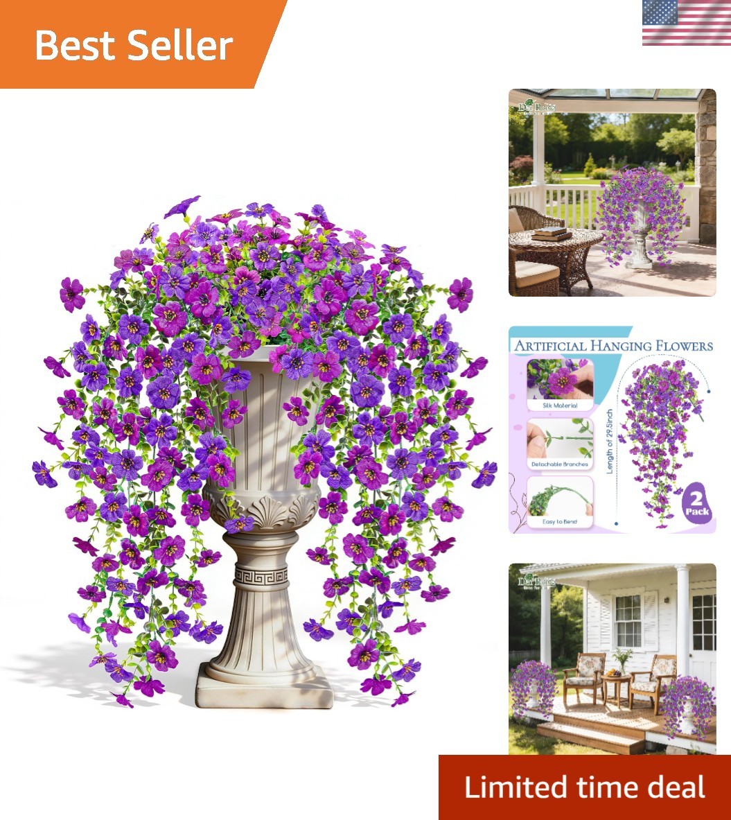 Lightweight UV Resistant Flowers – Two Bunches for Stunning Spring Arrangements