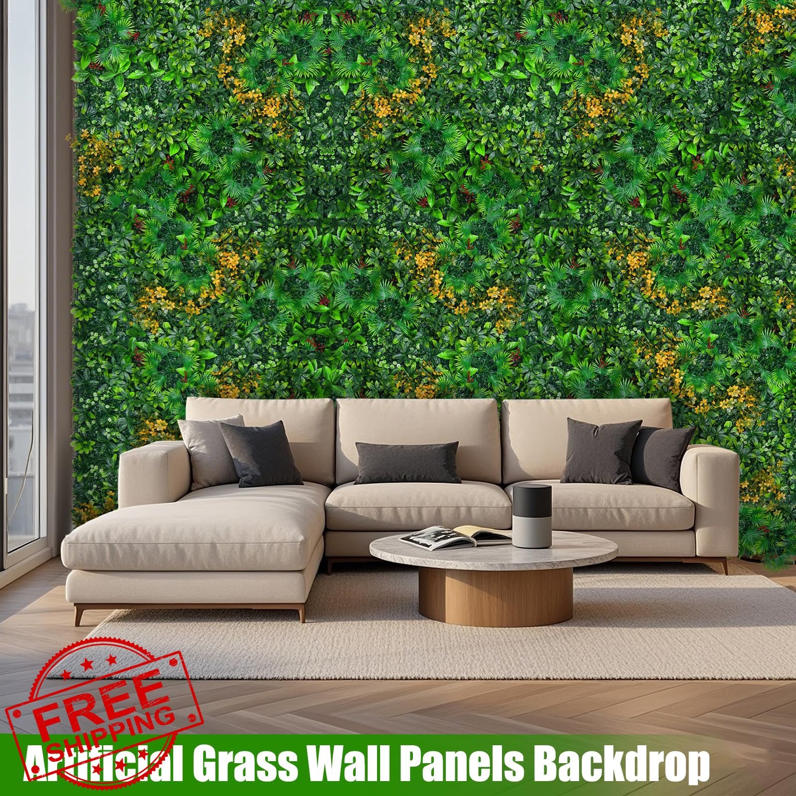 EverNature Grass Wall Panels 20×20 16pc Tropical Forest