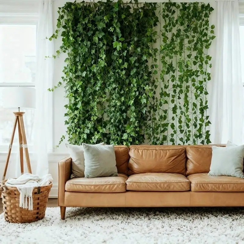 24PCS 19M Artificial Ivy Garland Green Vine Wall Decor for Home Wedding Party