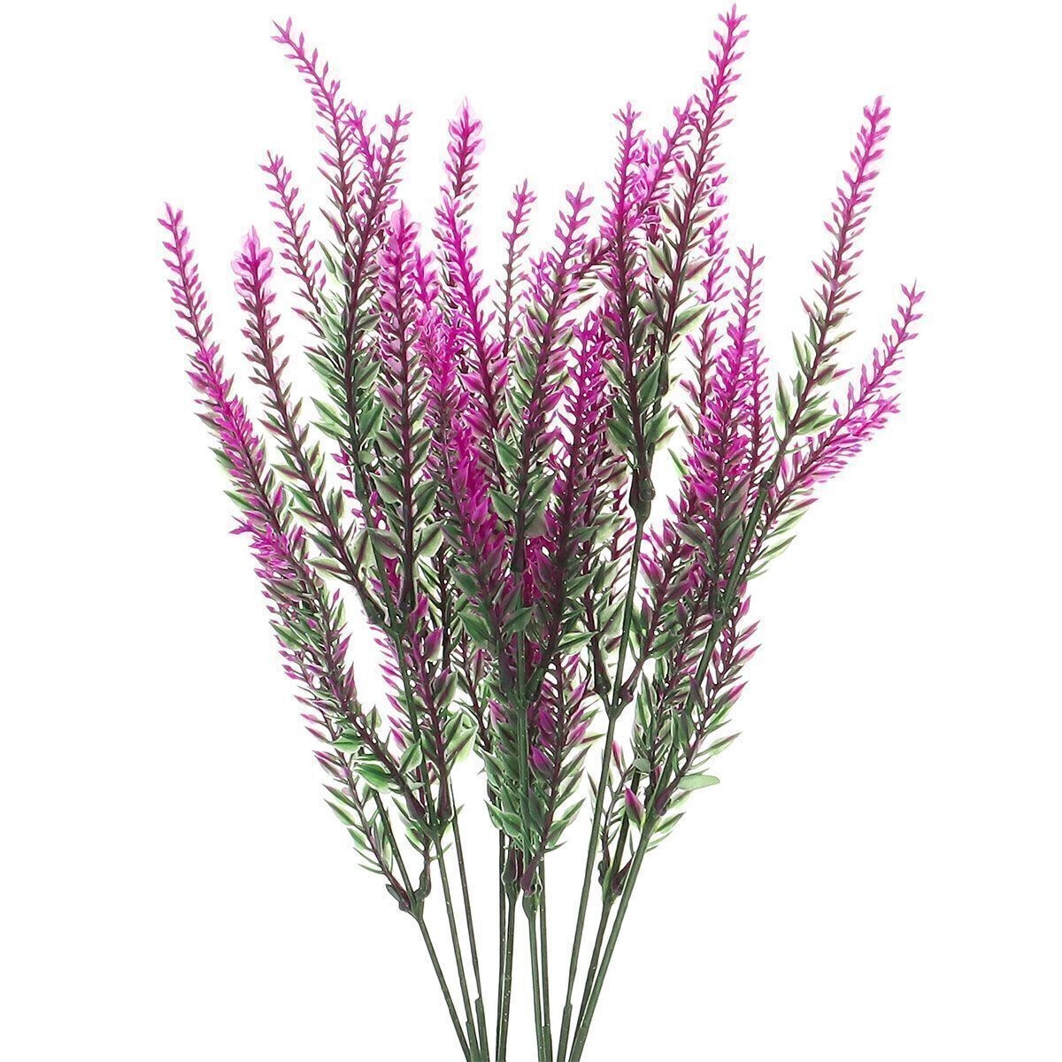 4 Bundles Artificial Flowers Fake Plants In Outdoor Garden Decor UV Resistant