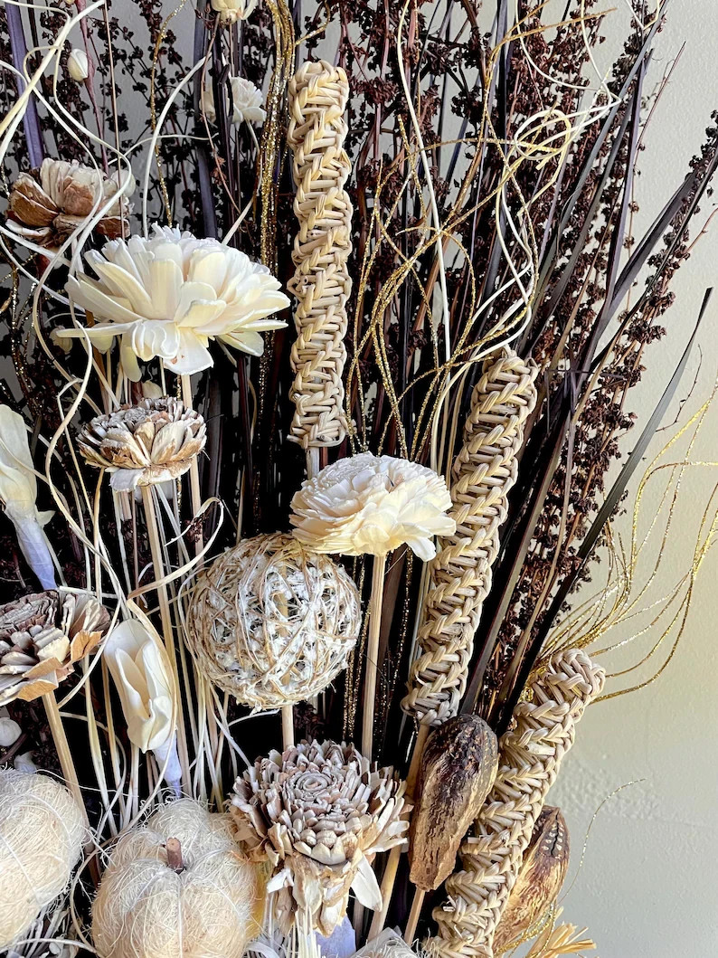 Large Sunflower Floral Arrangement: Fall Home Decor, Thanksgiving Centerpiece