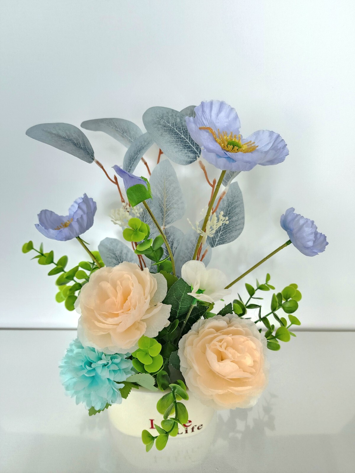 Artificial faux potted flower plants home kitchen office occasion decoration