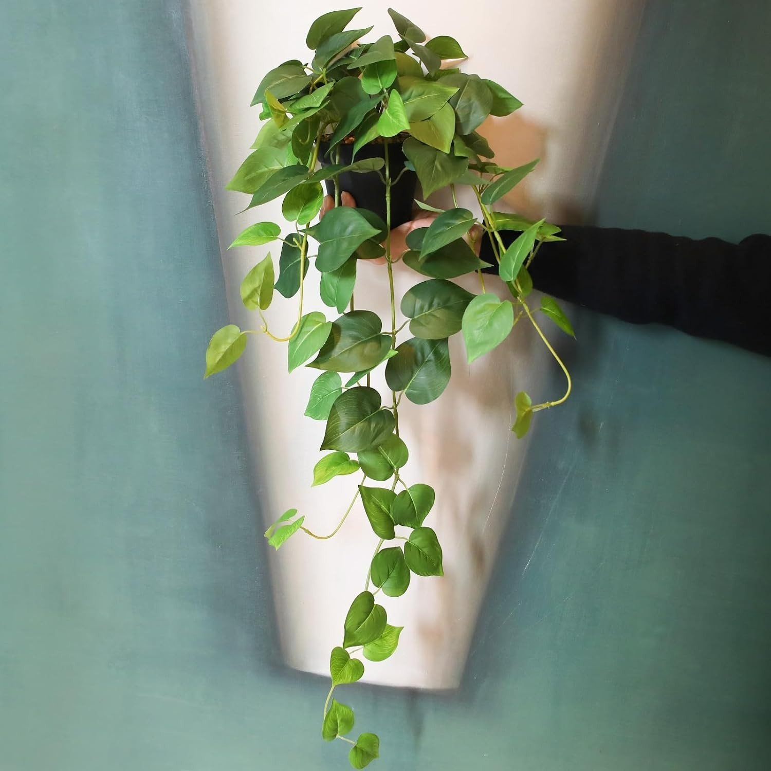 Lush 33-Inch Faux Ivy Vines – Low Maintenance Hanging Plants for Home & Office