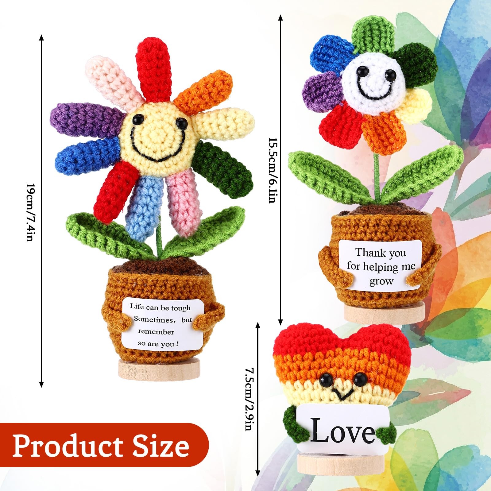 3 Pcs Rainbow Gifts for Teacher Appreciation Gift Thank You for Helping Me Gr…