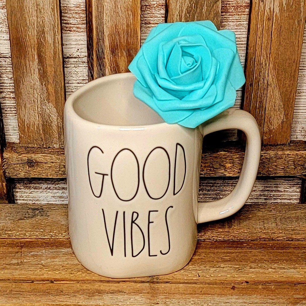 Three Teal Faux Roses with Stem for DIY Crafts, DIY & Party Decor, Tiered Trays
