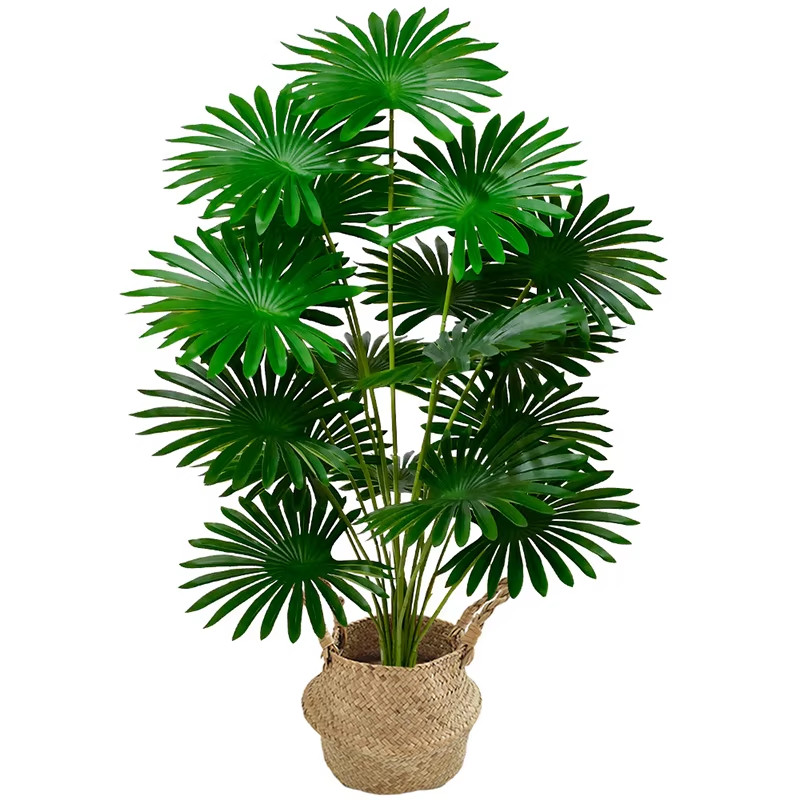 Artificial Tropical Palm Tree Large Potted Standing Nordic Style Ornament Decor