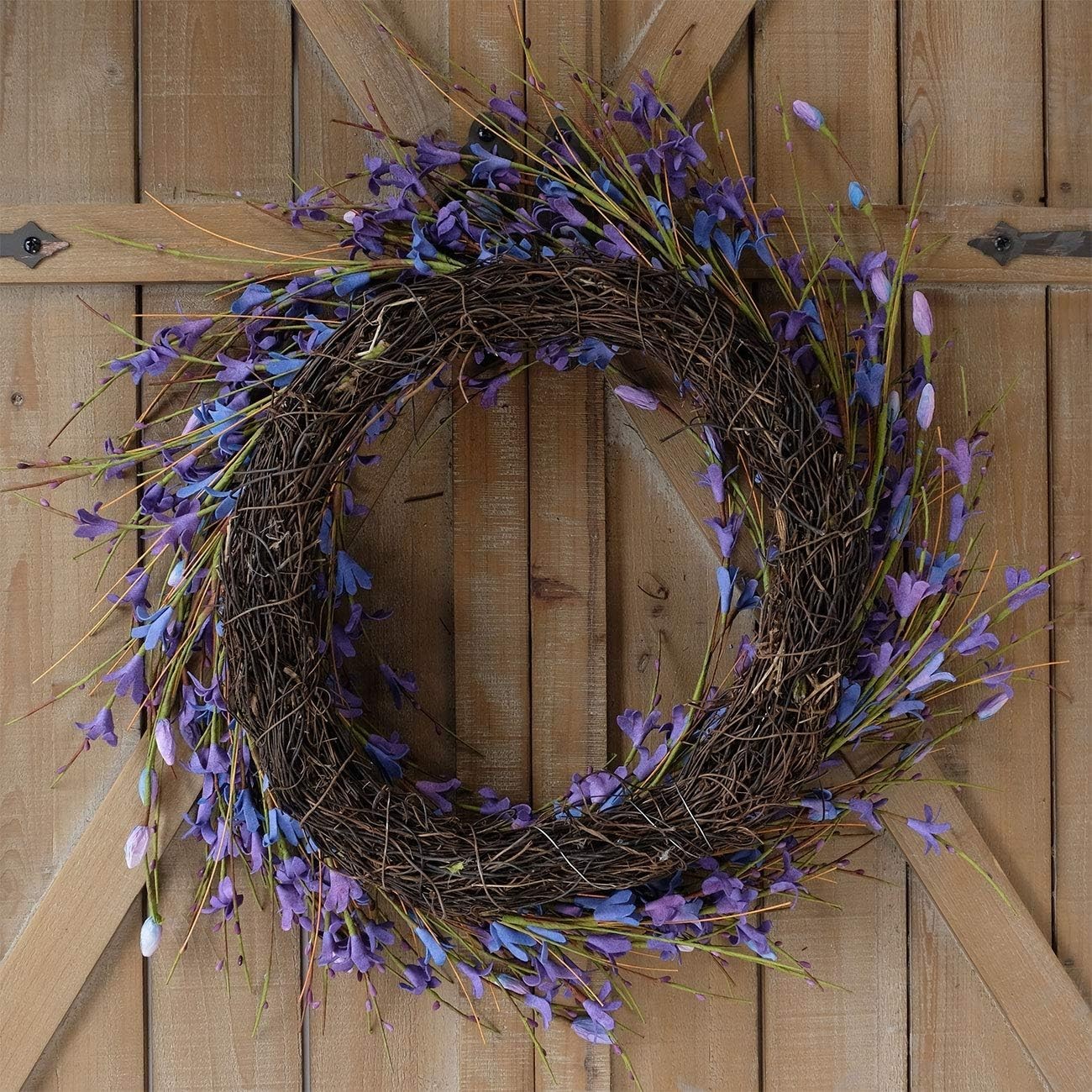 Stunning 18-Inch Forsythia Wreath for Front Door & Seasonal Celebrations