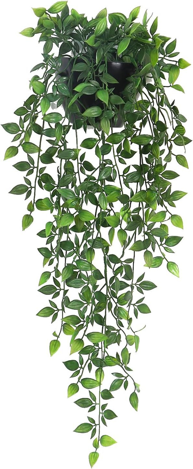 Artificial Hanging Plants,2 Pack Fake Wall Plants,Faux Mandala Vines Potted Plan