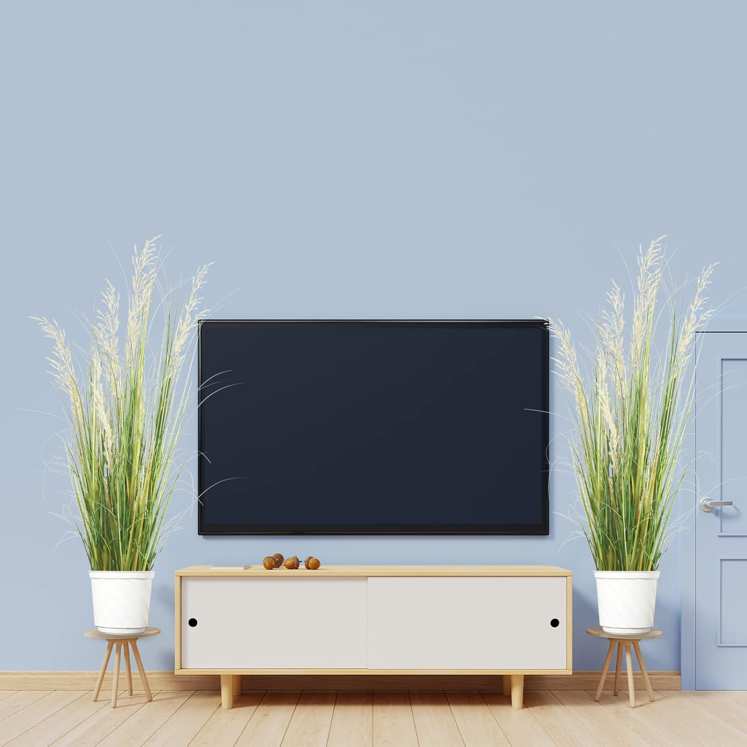 47″ Tall Faux Grass Plant 2-Pack – Perfect Indoor Decor & Housewarming Gift