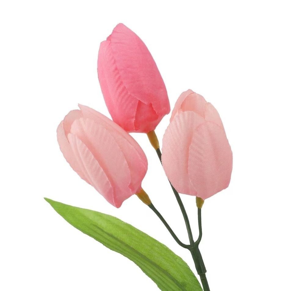 Light Pink 14.5in Tulip Bush by Ashland Spring Floral, Greenery, and Home Décor
