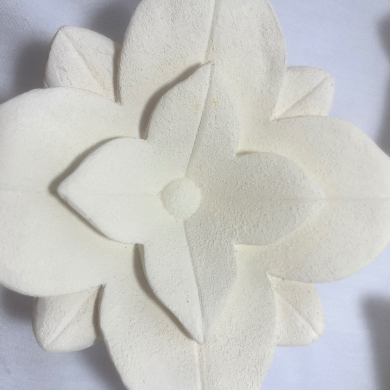 Set of 3 Victoria Hagan Perfect Pieces White Floral Wall Designer Wall Décor 7.5