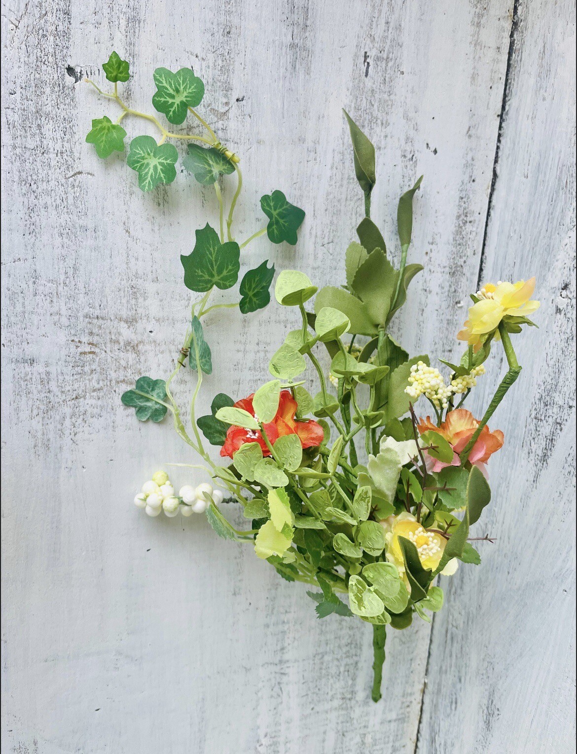 Mixed Tea Rose Bush Floral Bouquet
