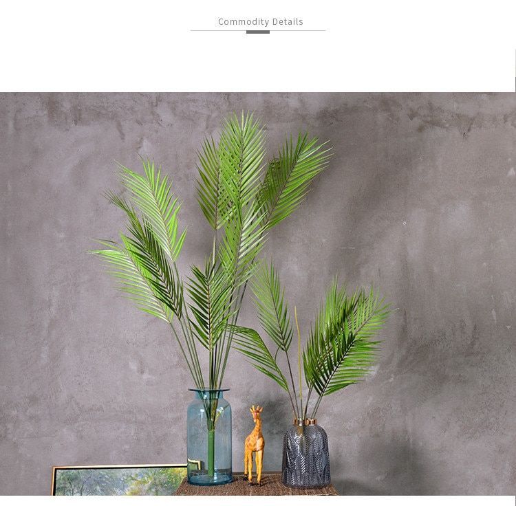 70-125cm Artificial Palm Tree Realistic Indoor Tropical Plant Plastic Decor NEW