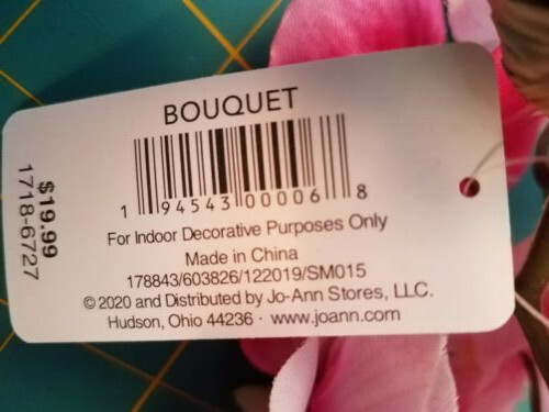 (lot of 2) NWT Artificial Silk Orchid Bouquets. Bright Ideas Joann