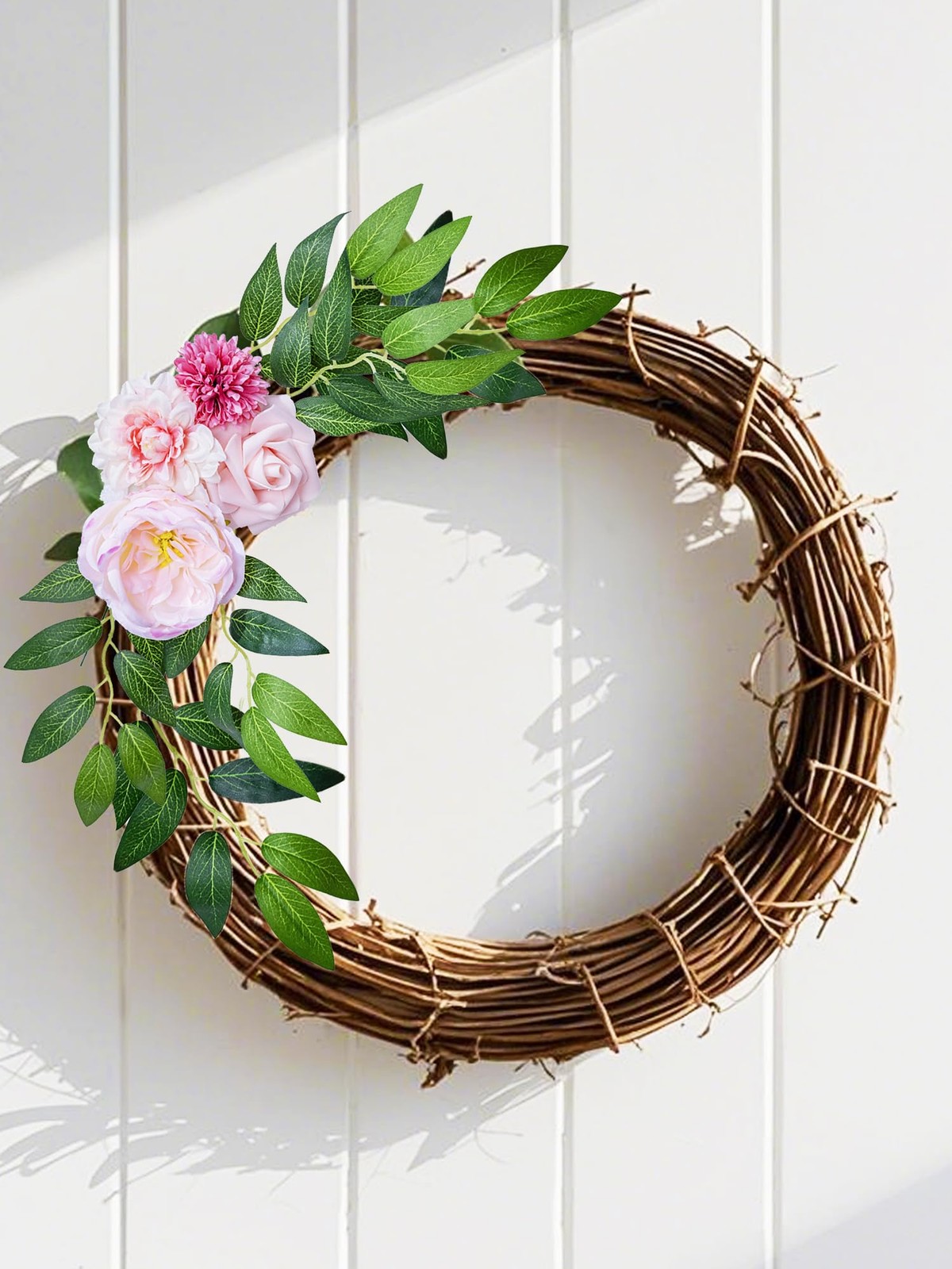 18Pcs Artificial Italian Ruscus Silk Greenery Stems Wedding & Home Decor