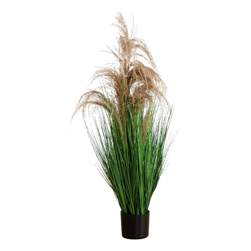 Nearly Natural 4ft Artificial Pampas Grass in Green