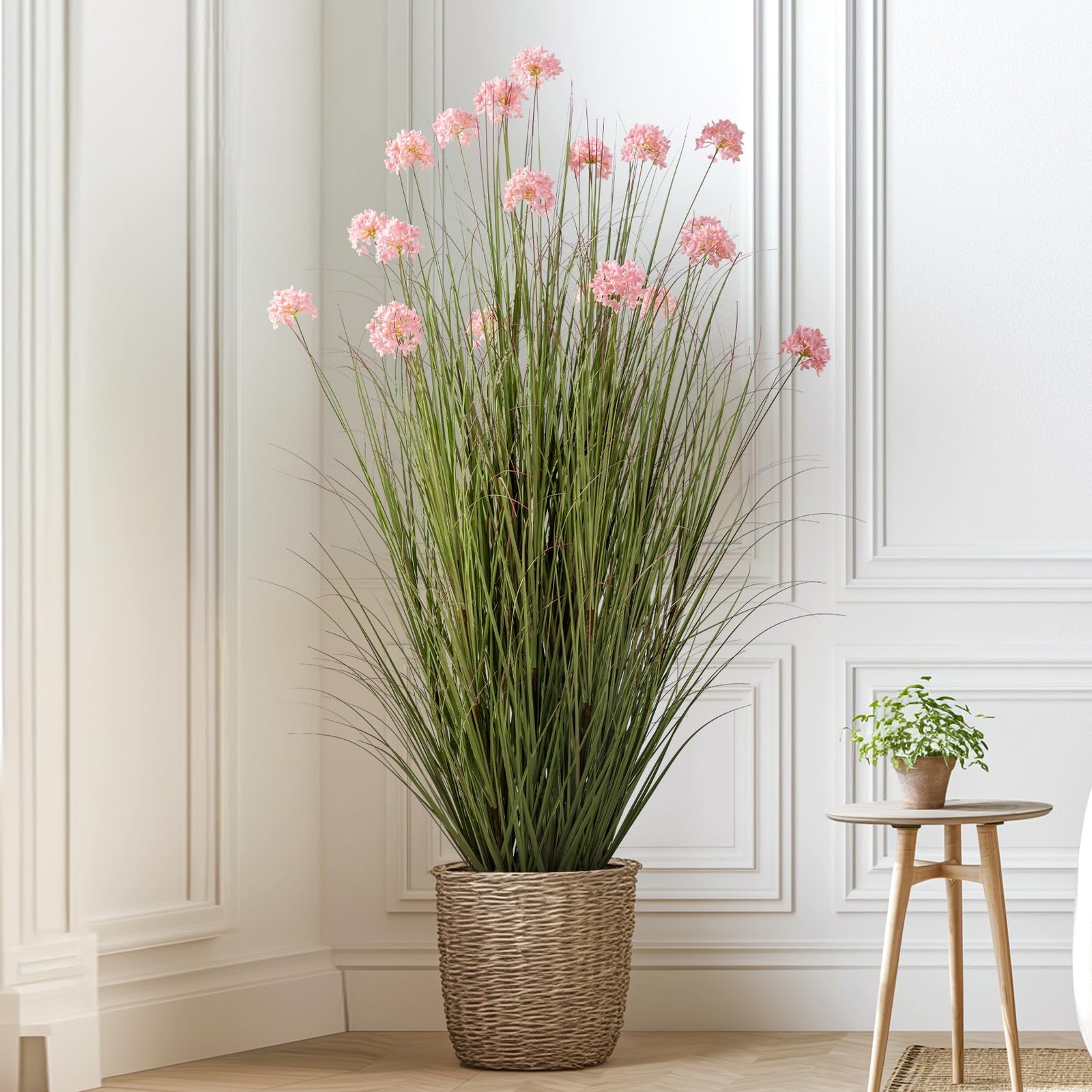 57in Lifelike Artificial Tall Grass Plant with 19 Lifelike Dandelion Flower a…