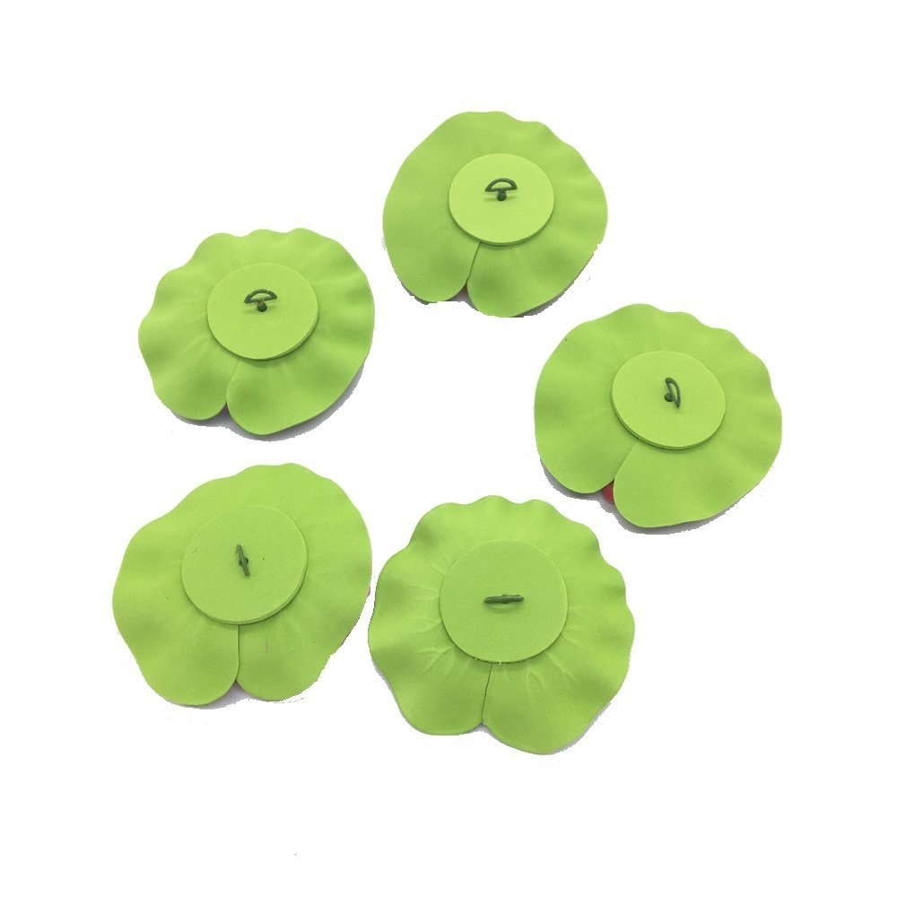 5Pcs Floating Artificial Lotus Flowers Decor Floating Pond Decor Water Lily Set