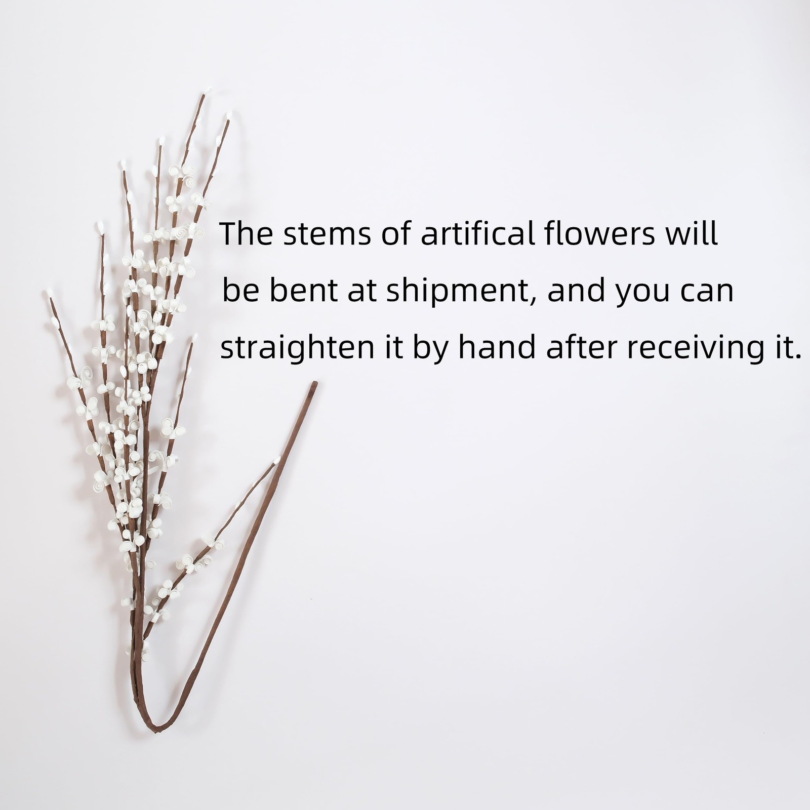 10 Pieces 29.5″ Long of Artificial Flowers Faux Jasmine Fake Flower Tall Puss…