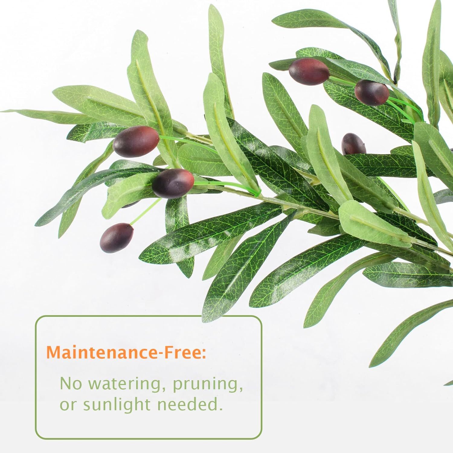 Artificial Olive Tree/Branches – Fake Plant Home Decor