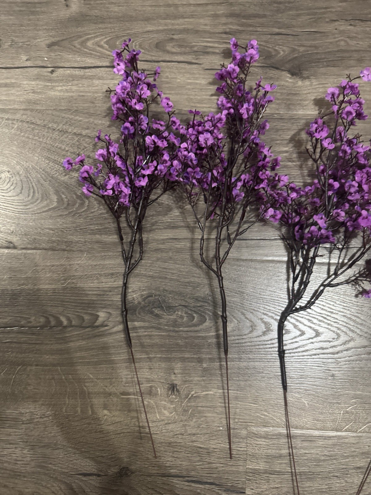 Artificial Cherry Blossom Gypsophila Fake Flowers DIY Wedding Decor LotOf6 Picks