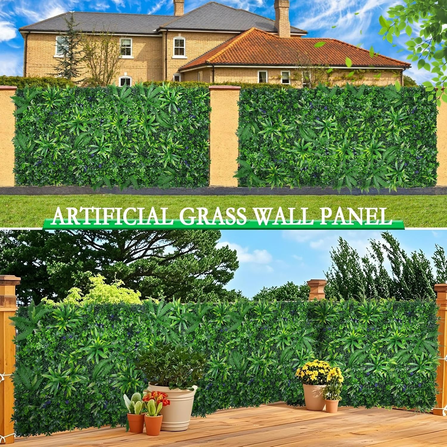 Versatile 12pc Faux Grass Backdrop Panels – Perfect for Indoor & Outdoor Events