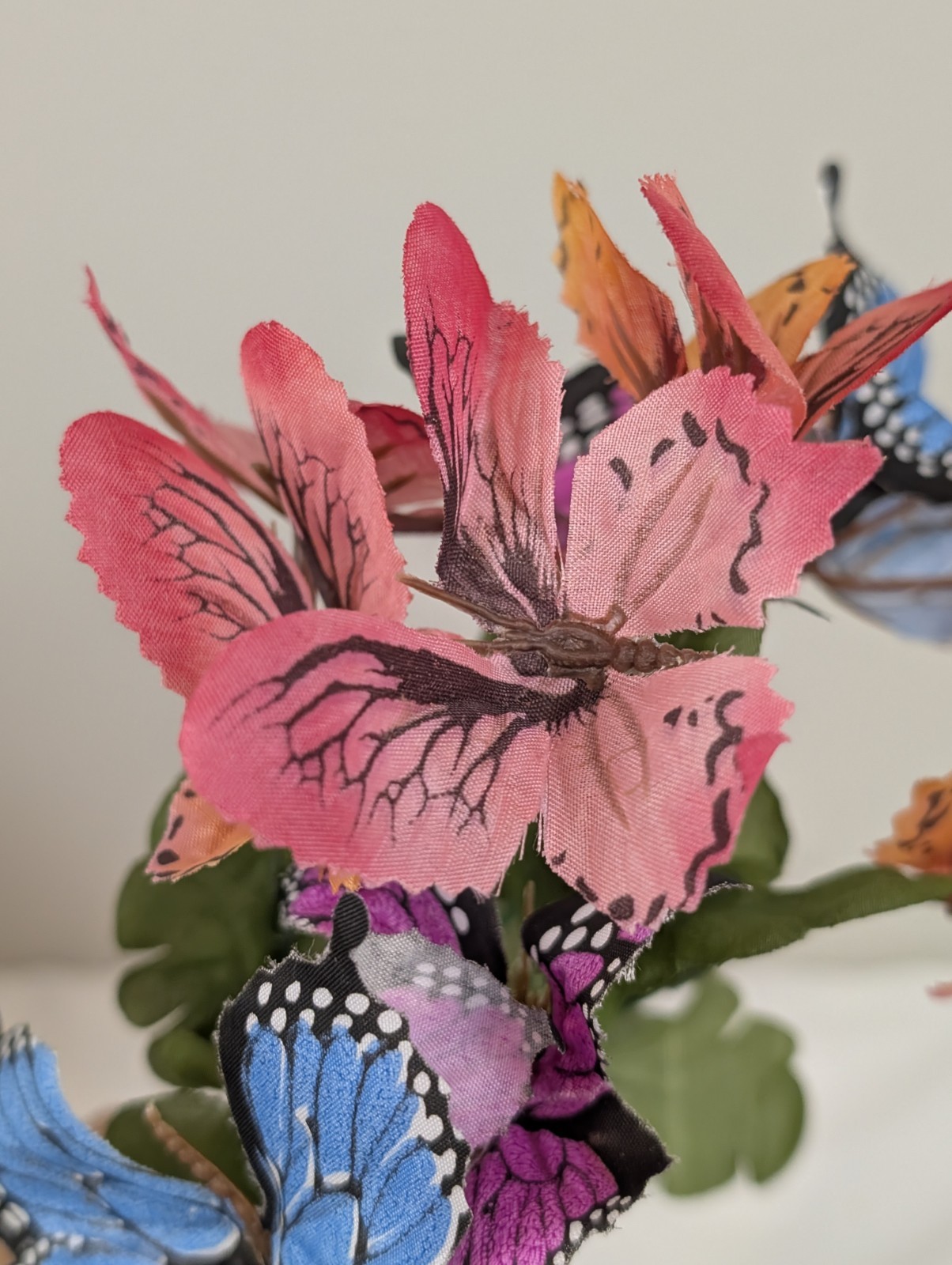 10pc Artificial Butterfly Floral Picks Bouquet Stems Spring Summer Home Decor