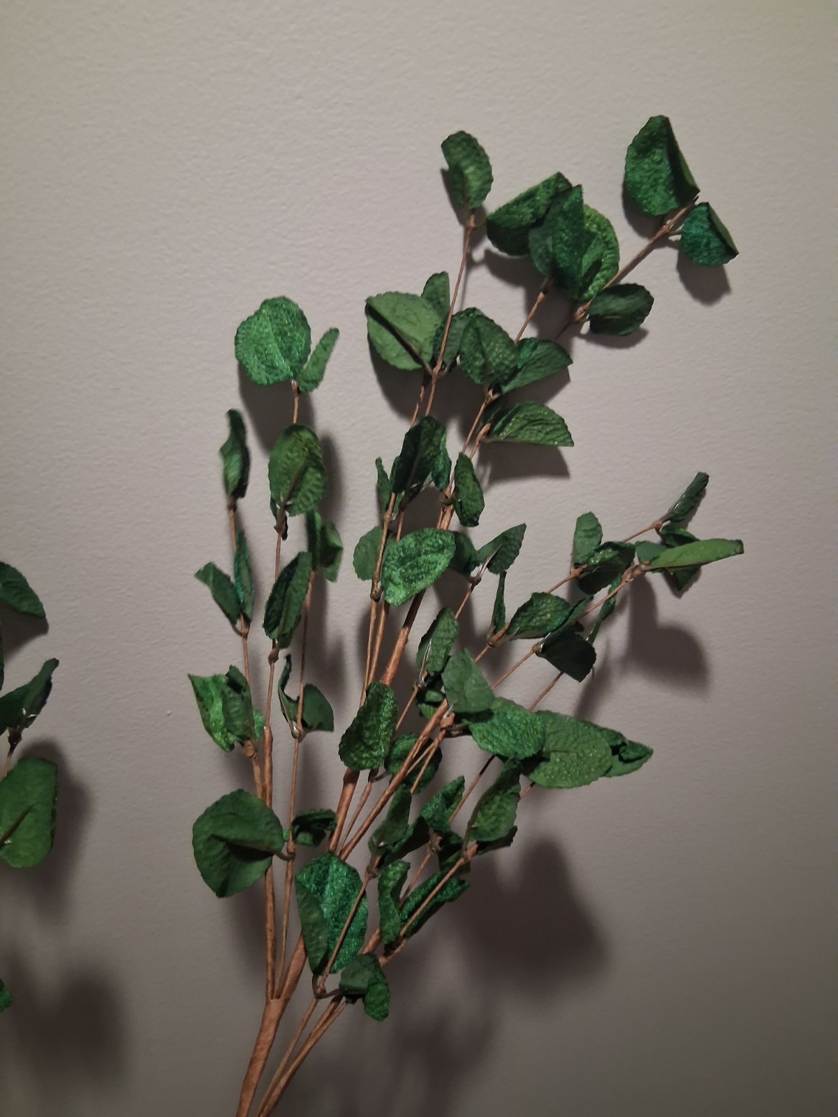 NWOT Bundle Of 31″ Real Touch Deep Green Faux Eucalyptus Stems!!